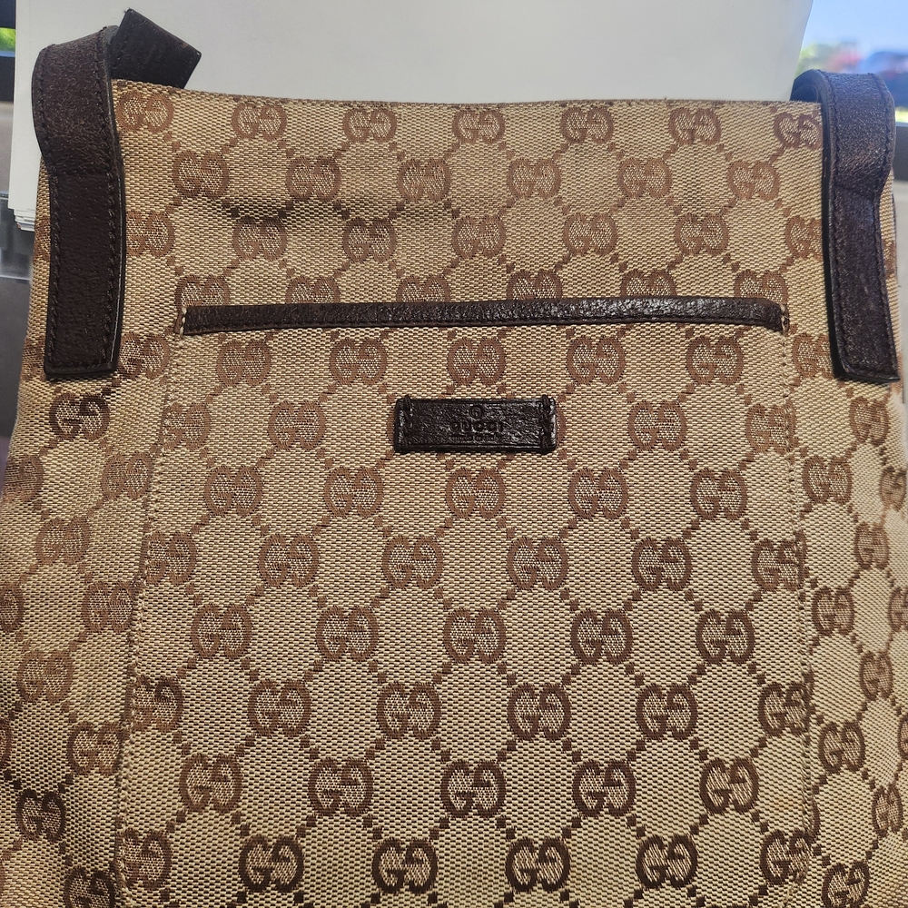 Gucci Brown Monogram Men's Bag